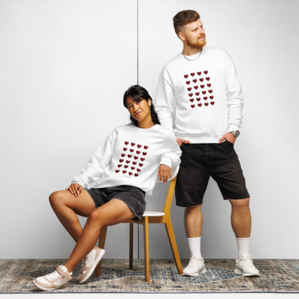ESTHERING LOVE CREW NECK SWEATSHIRT